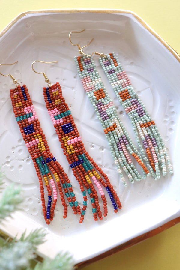 Fair Trade Cuadra Fringe Earrings Wild Bohemian 