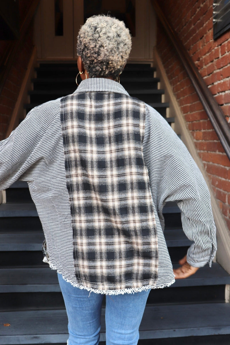 Hudsyn Patched Up Flannel Wild Bohemian 