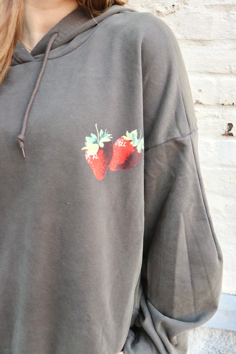 Oversized Strawberry Hoodie Wild Bohemian 