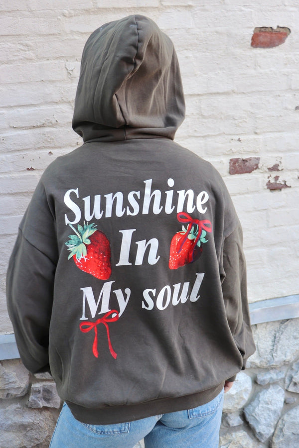 Oversized Strawberry Hoodie Wild Bohemian 