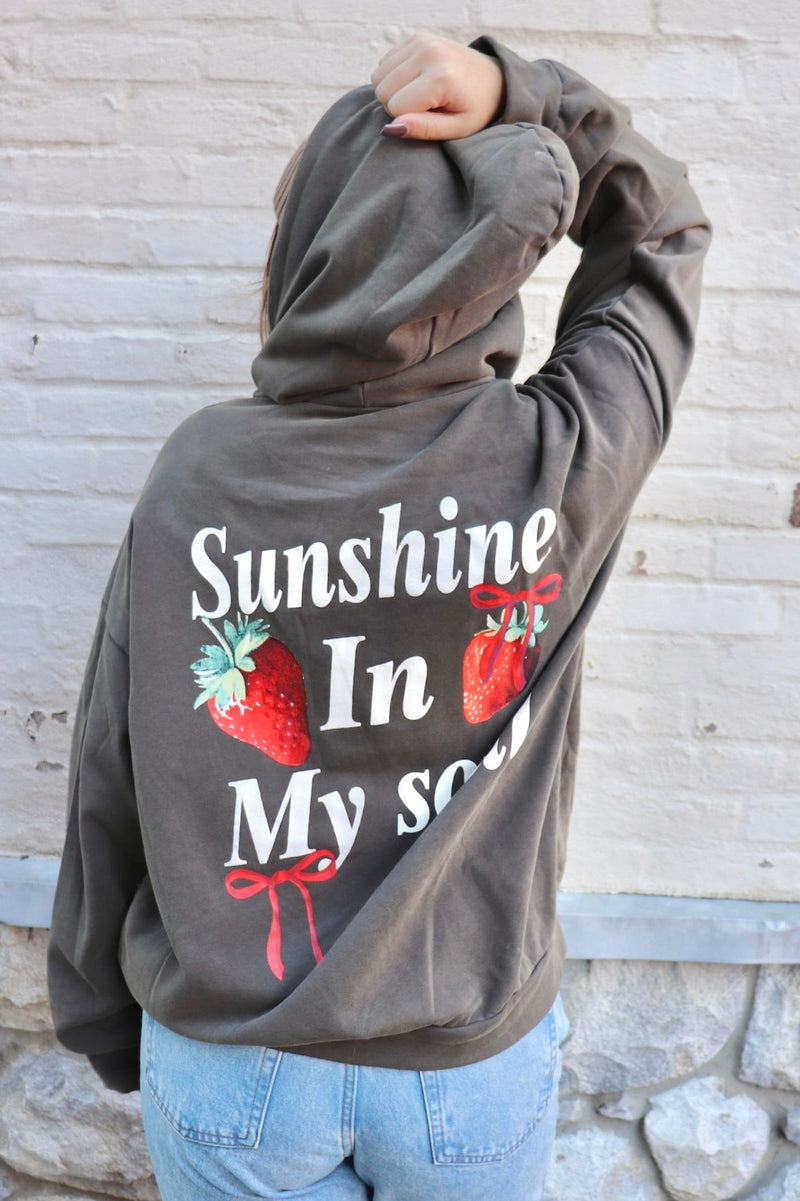 Oversized Strawberry Hoodie Wild Bohemian 