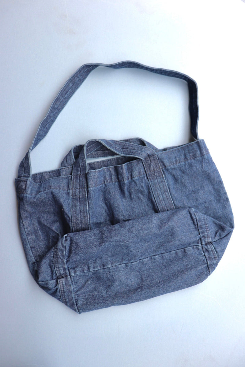 Customizable Denim Tote Bag Wild Bohemian 