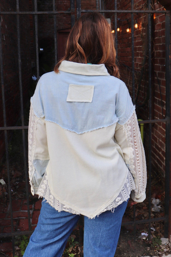 Blakely Denim & Lace Jacket Wild Bohemian 