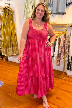 Piper Gingham Maxi Dress – Wild Bohemian Piper Gingham Maxi Dress – Wild Bohemian