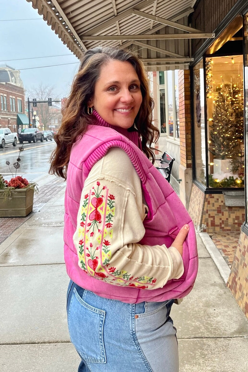 A Girl's Girl Quilted Vest Wild Bohemian 