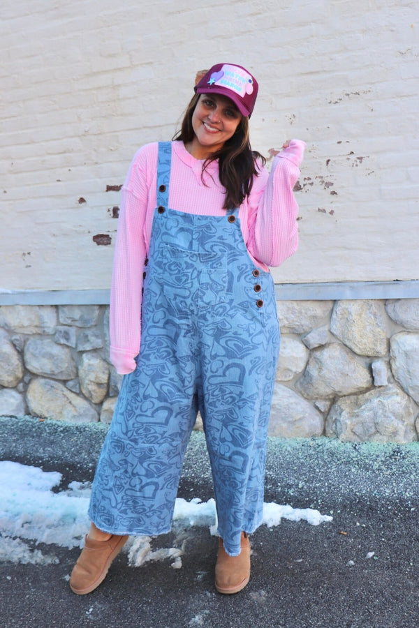 "All You Need is Love" Overalls Wild Bohemian 