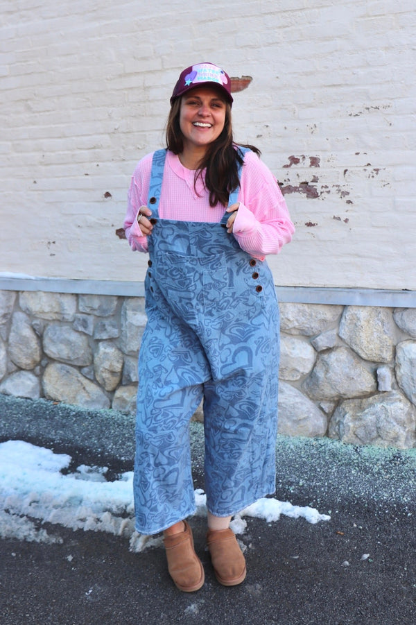 "All You Need is Love" Overalls Wild Bohemian 