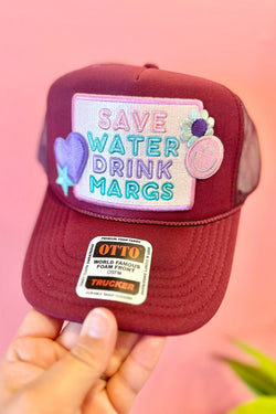 ONE OF A KIND “Save Water” Trucker Hat Wild Bohemian 