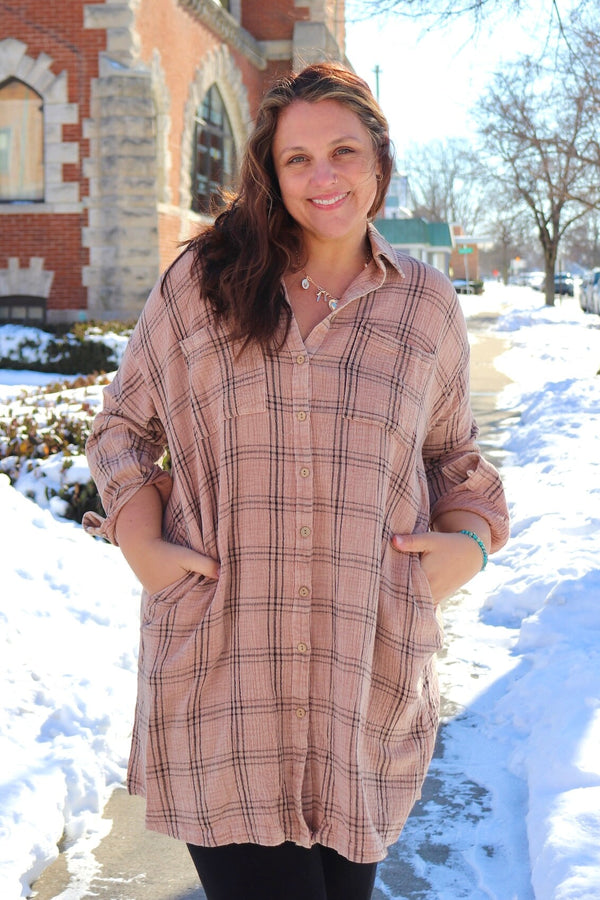 Millie Button Down Dress Wild Bohemian 