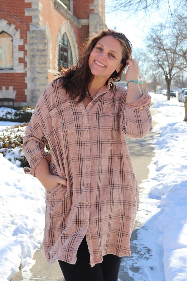 Millie Button Down Dress Wild Bohemian 