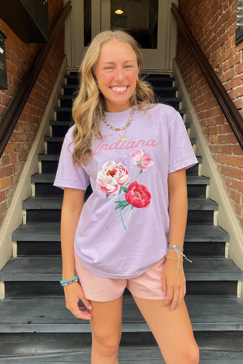 Indiana Tee in Lilac Wild Bohemian 