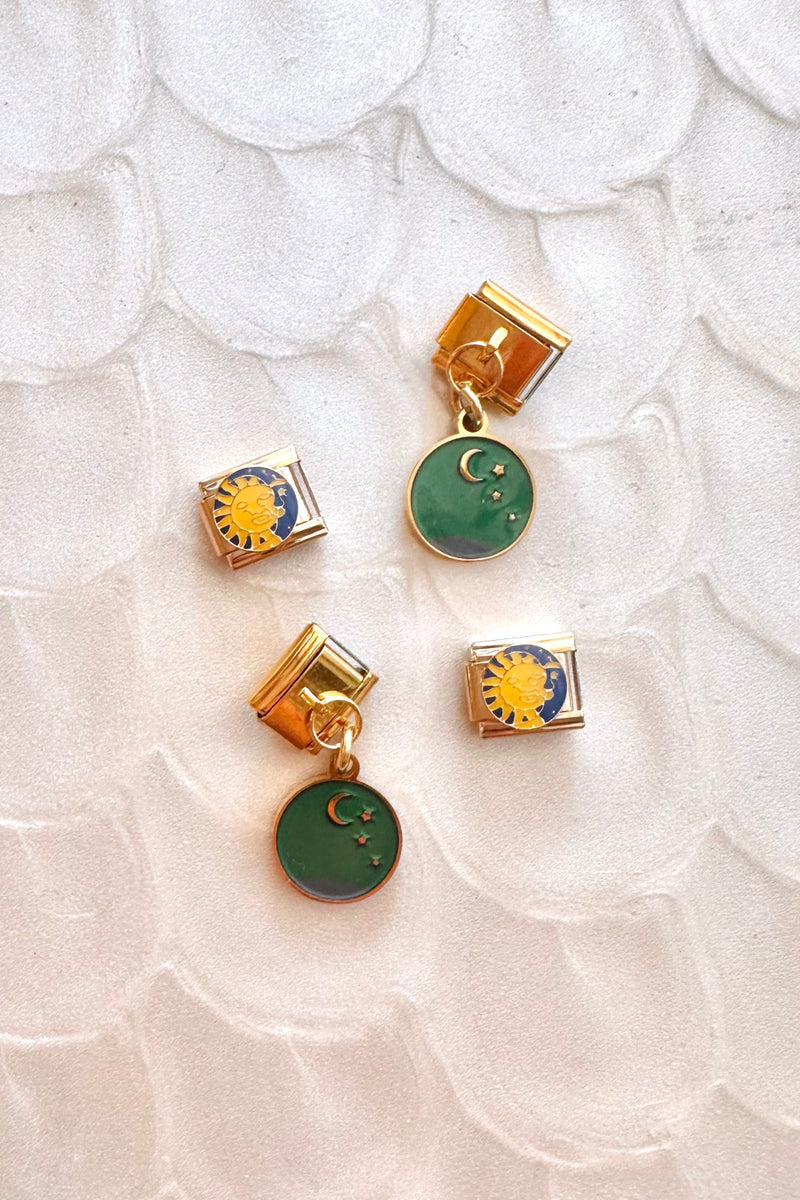 Italian Charms | SUN & MOON ITALIAN CHARM BAR LAMOON 