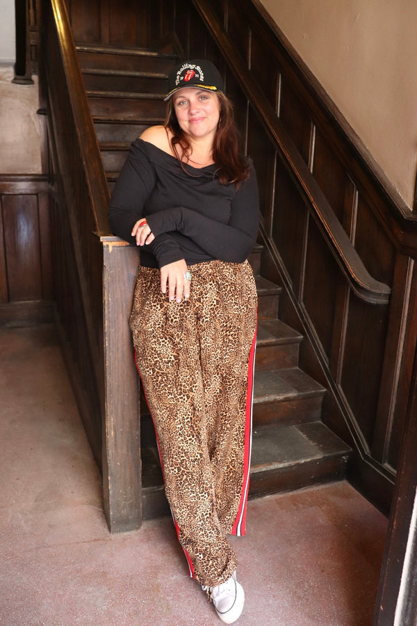 Leopard Pull-On Pants Wild Bohemian 