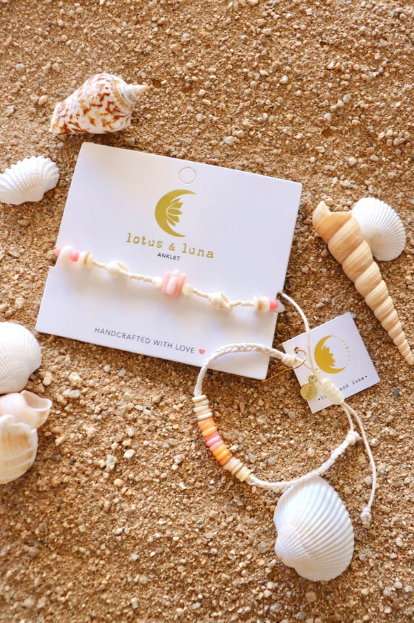 Lotus & Luna | Sea Shell Bracelet & Anklet Wild Bohemian 