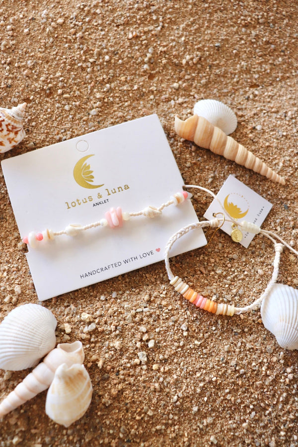 Lotus & Luna | Sea Shell Bracelet & Anklet Wild Bohemian 