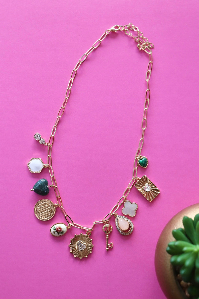 Faith is Key Charm Necklace Wild Bohemian 