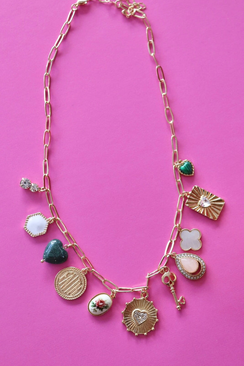 Faith is Key Charm Necklace Wild Bohemian 