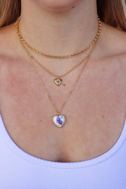 Lavender Girl Charm Necklace Wild Bohemian 