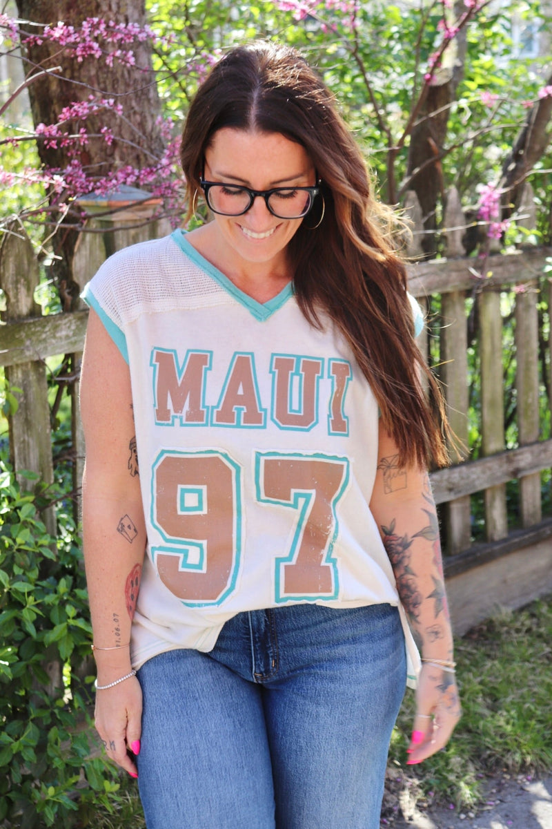 Free People Hawaii Vibes Tee Wild Bohemian 