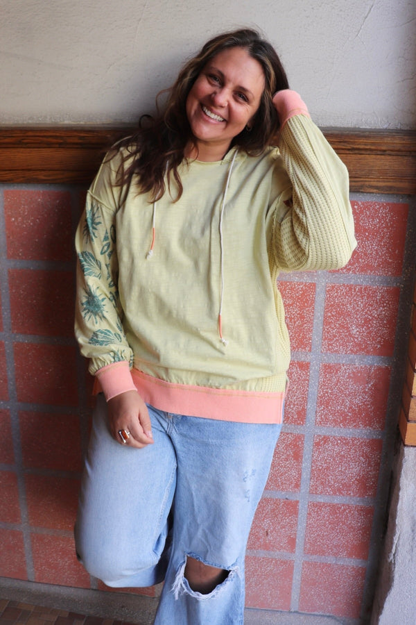 Sunny Shores Knit Hoodie Wild Bohemian 