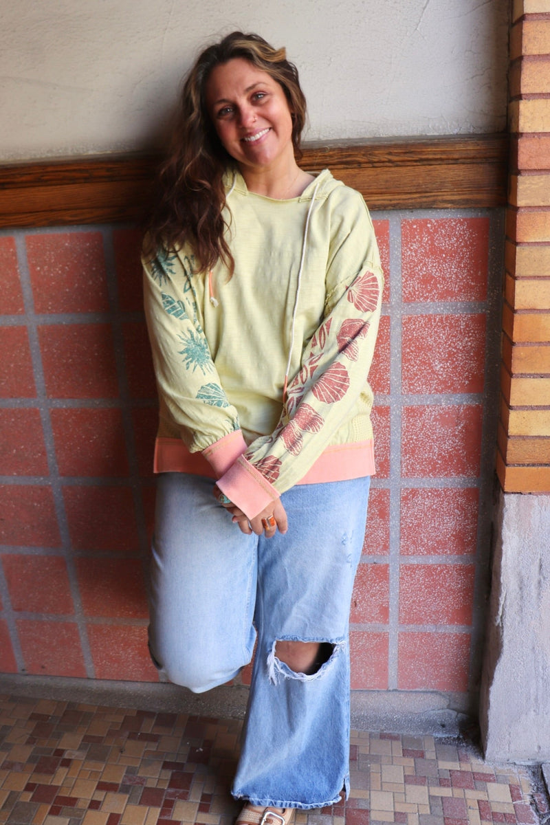 Sunny Shores Knit Hoodie Wild Bohemian 