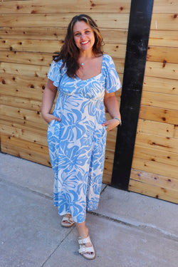 Kora Linen Midi Dress Wild Bohemian 