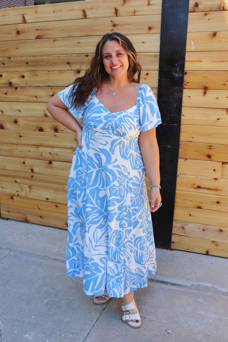 Kora Linen Midi Dress Wild Bohemian 