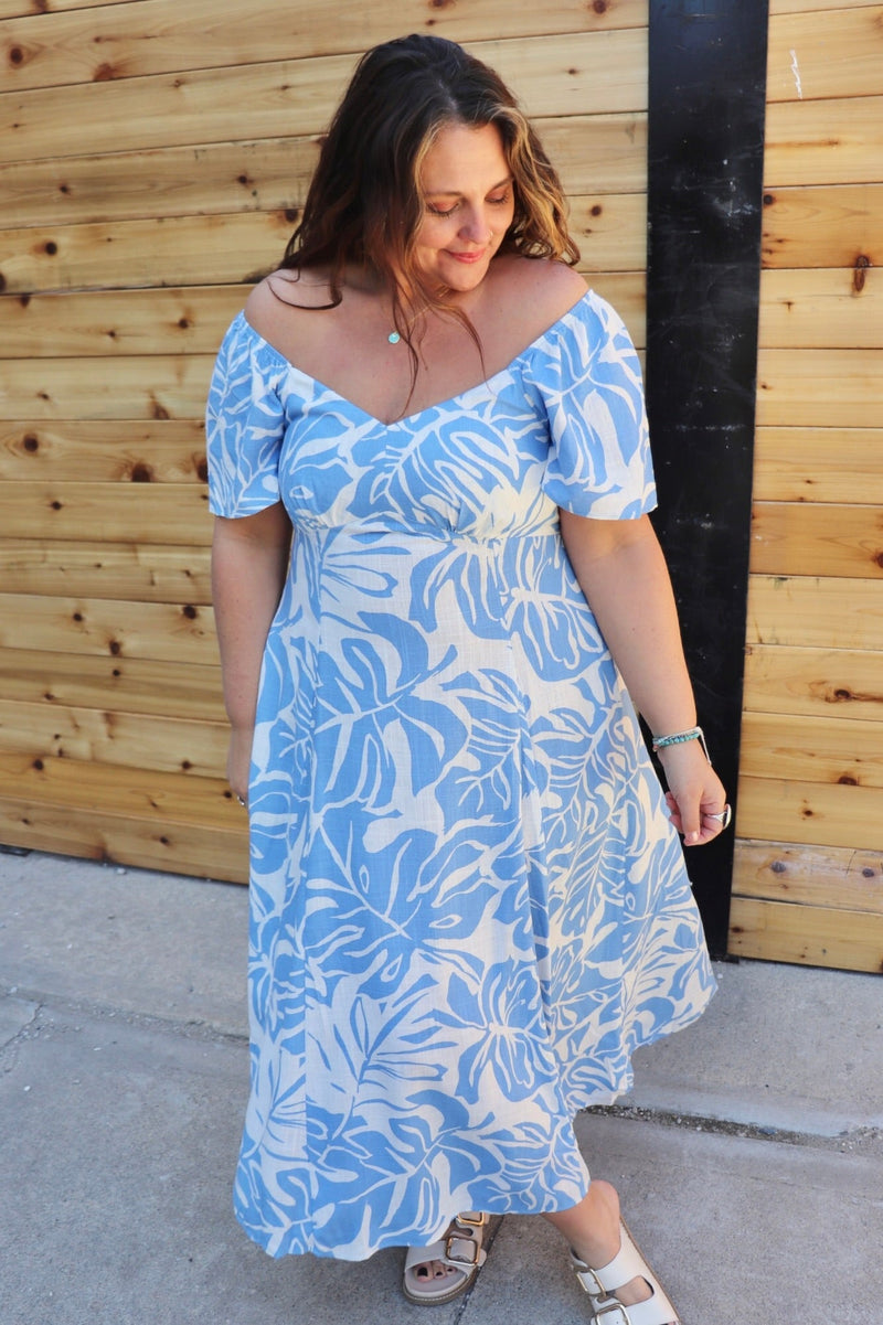 Kora Linen Midi Dress Wild Bohemian 