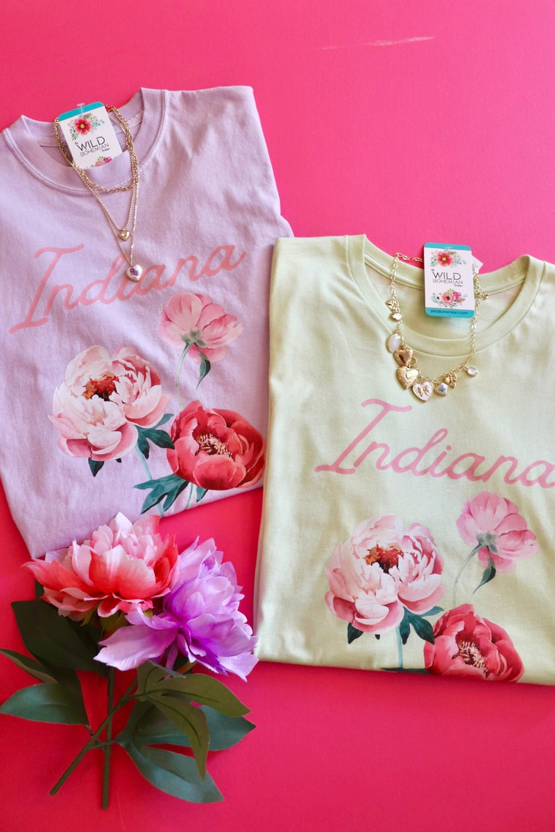 Indiana Tee in Lilac Wild Bohemian 