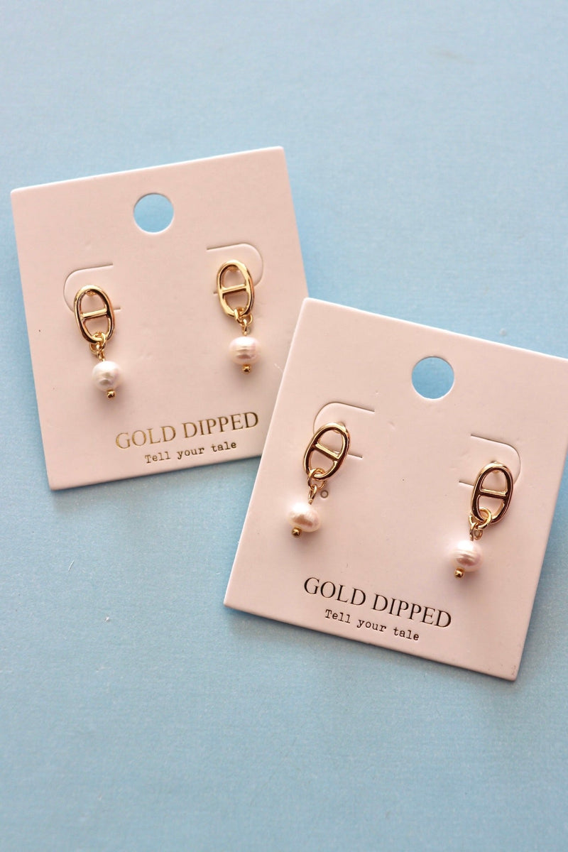 Pearl Drop Earrings Wild Bohemian 