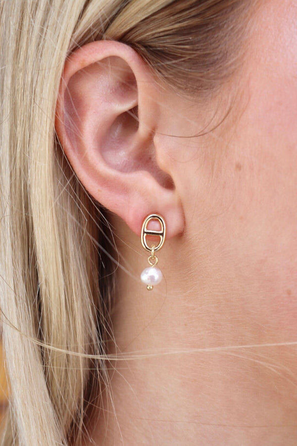 Pearl Drop Earrings Wild Bohemian 