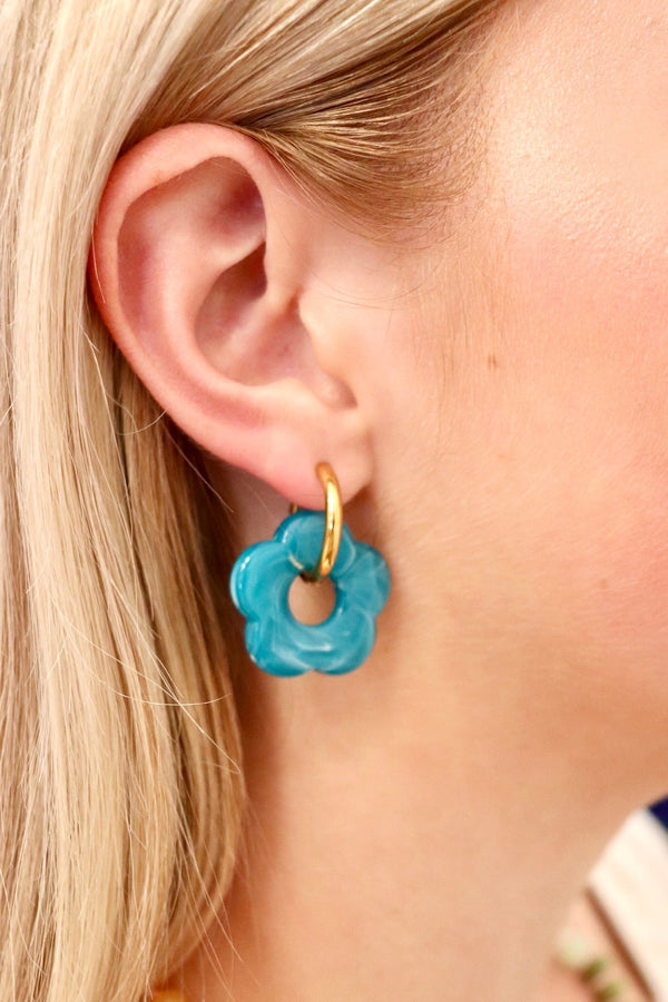 Glossy Daisy Hoops Wild Bohemian 