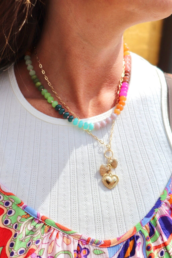 Beaded Natural Agate Necklaces Wild Bohemian 