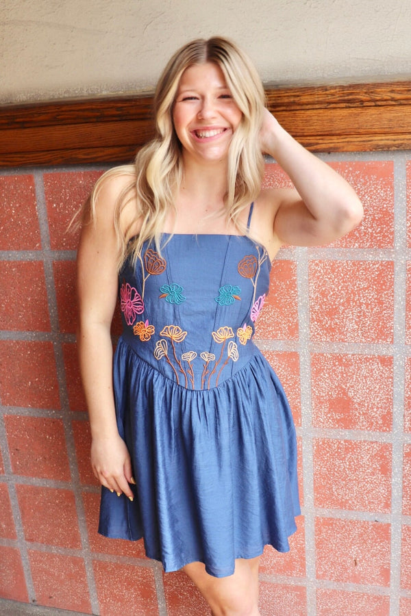 Eleana Embroidered Dress Wild Bohemian 
