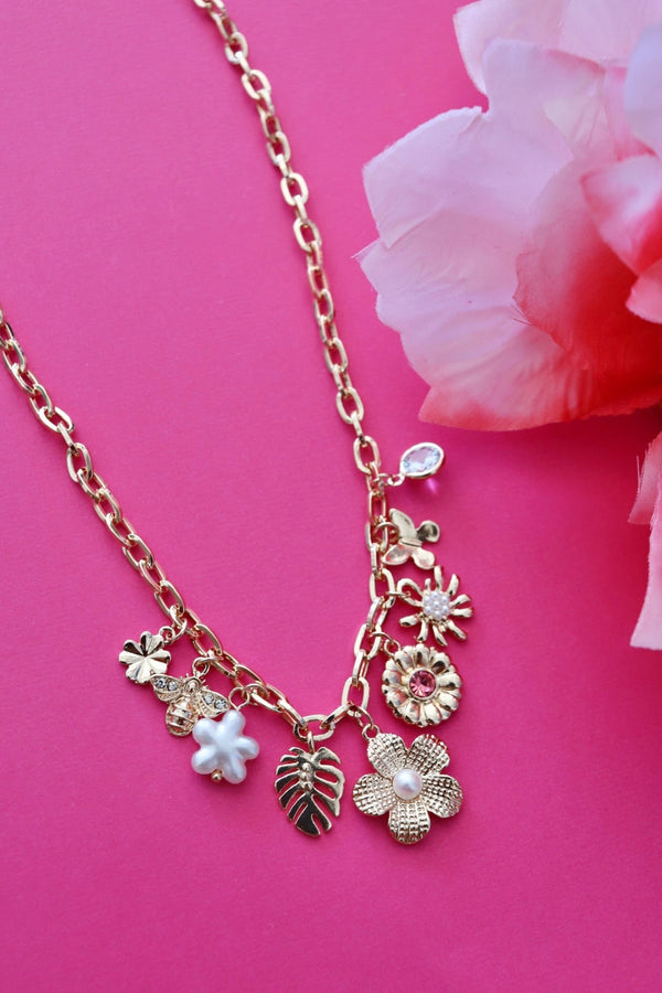 Garden Friends Charm Necklace Wild Bohemian 