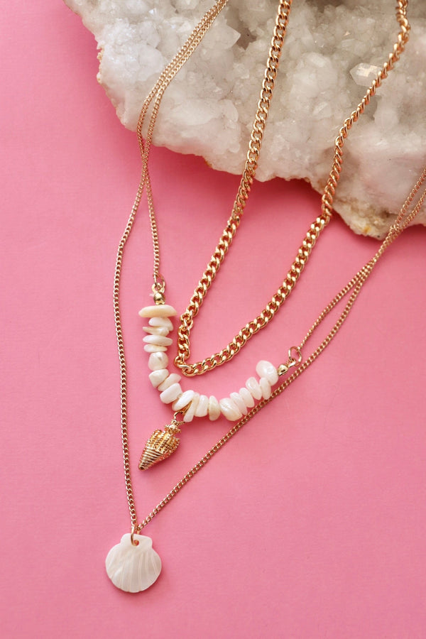 Coastal Treasures Layered Necklace Wild Bohemian 