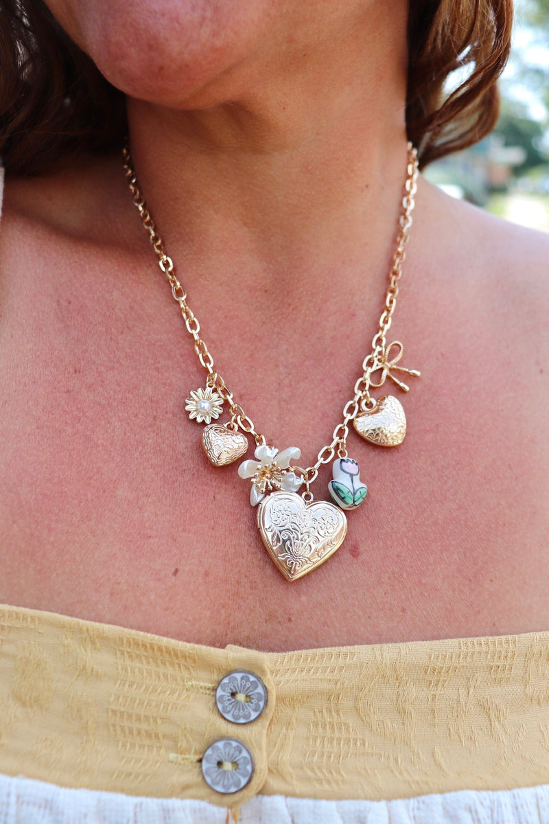 Ramona Charm Necklace NECKLACES Josslyn 