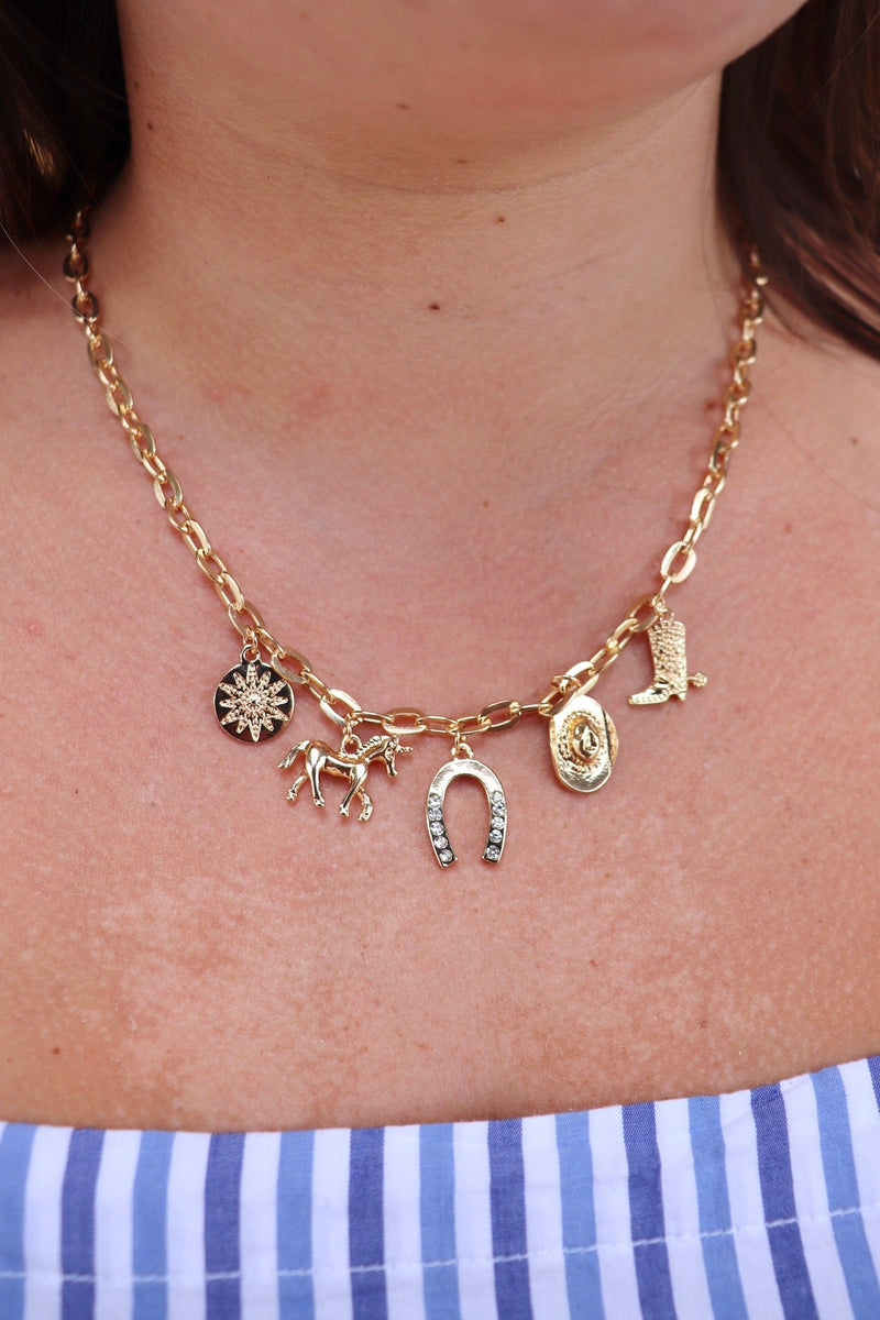 Stockyards Charm Necklace NECKLACES Josslyn 