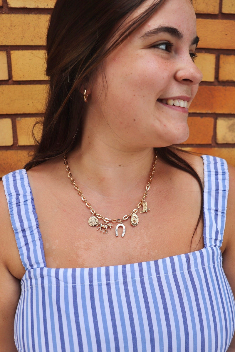 Stockyards Charm Necklace NECKLACES Josslyn 