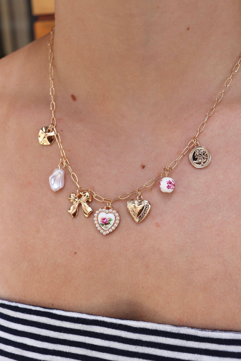 EmmyLou Charm Necklace NECKLACES Josslyn 