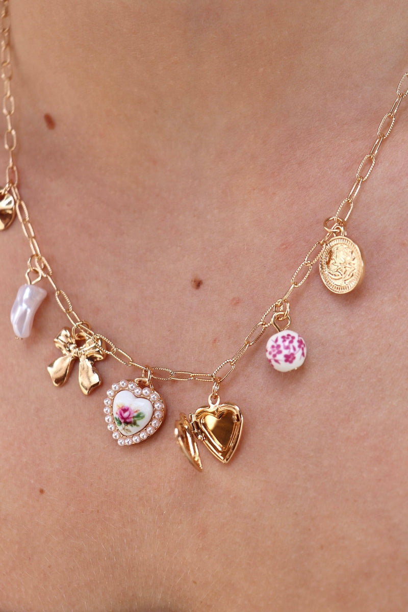 EmmyLou Charm Necklace NECKLACES Josslyn 