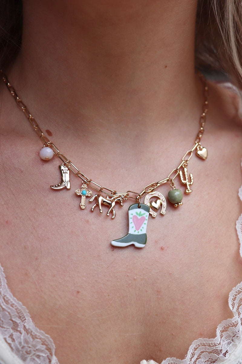 Loretta Charm Necklace NECKLACES Josslyn 