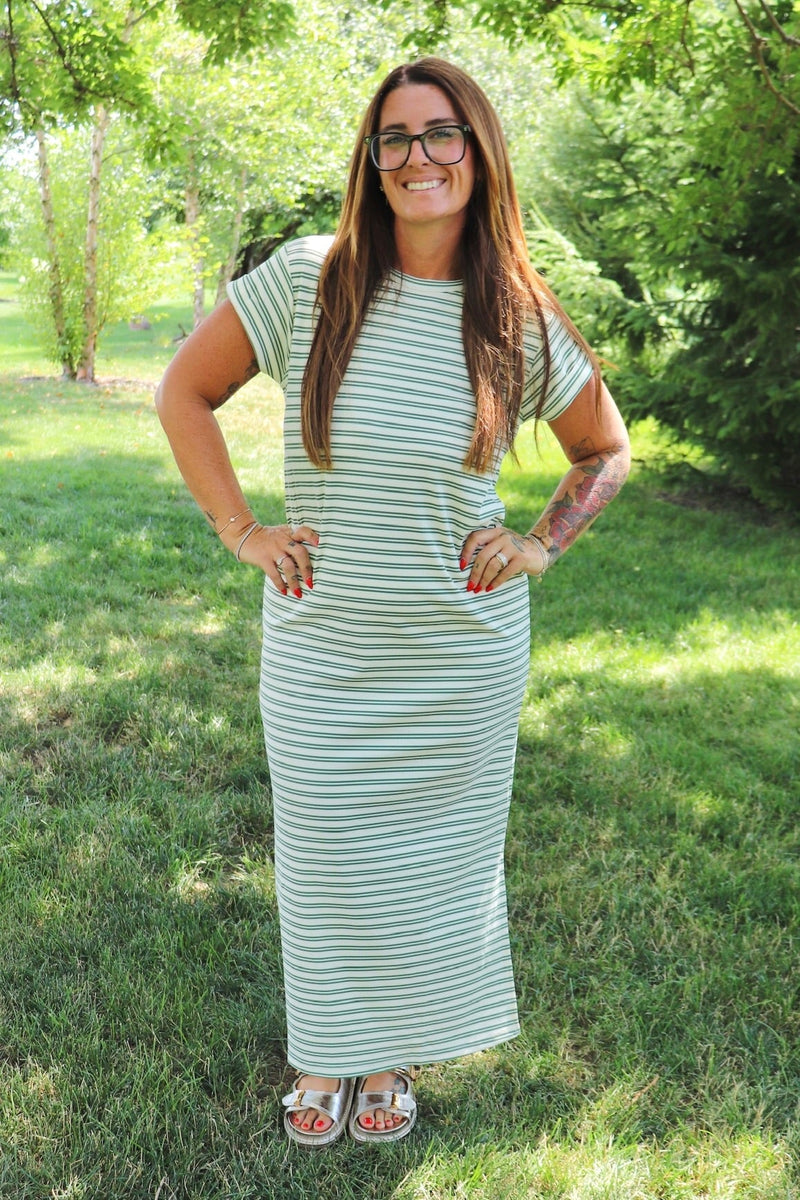 Gwen Maxi T-Shirt Dress DRESSES POLYGRAM 