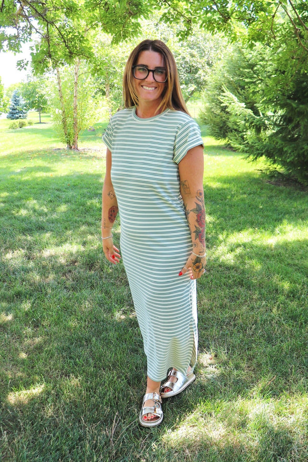 Gwen Maxi T-Shirt Dress DRESSES POLYGRAM 