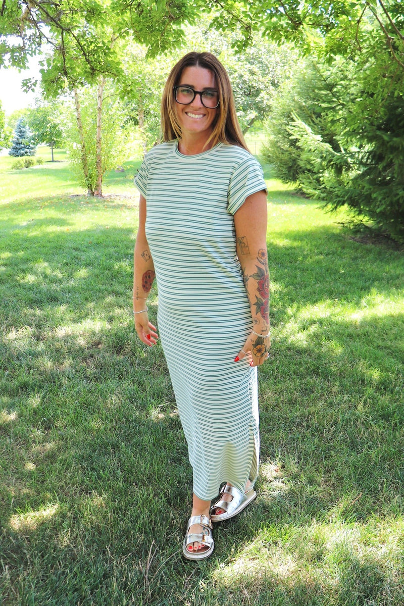 Gwen Maxi T-Shirt Dress DRESSES POLYGRAM 