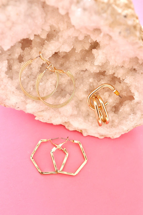 Gold Hoop Earrings EARRINGS Josslyn 