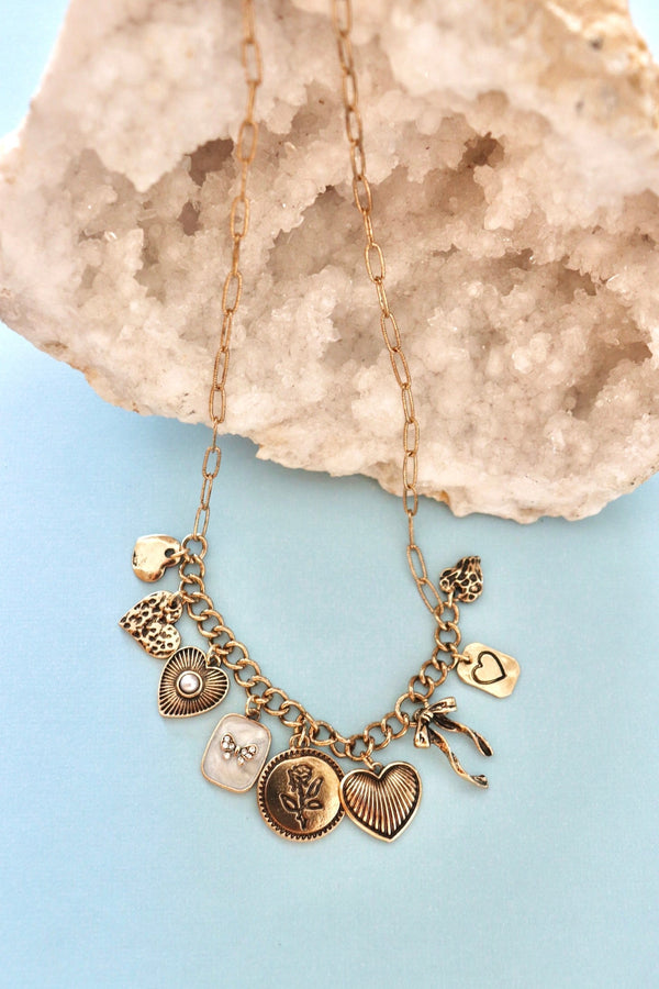 Belle Charm Necklace NECKLACES Josslyn 