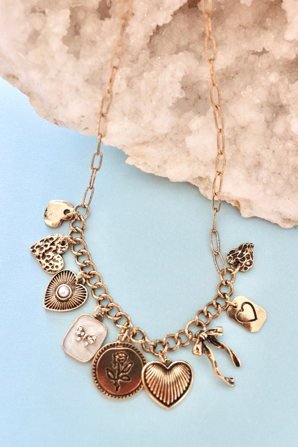 Belle Charm Necklace NECKLACES Josslyn 