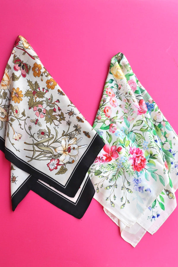 Floral Hair Scarves HAIR ACCESSORIES Josslyn 