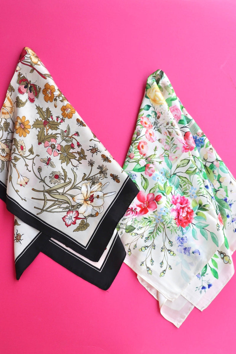 Floral Hair Scarves HAIR ACCESSORIES Josslyn 